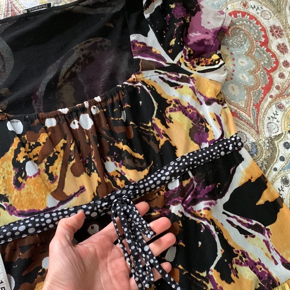 AMBIENTE quirky tiered midi dress 8 - Picture 11 of 12